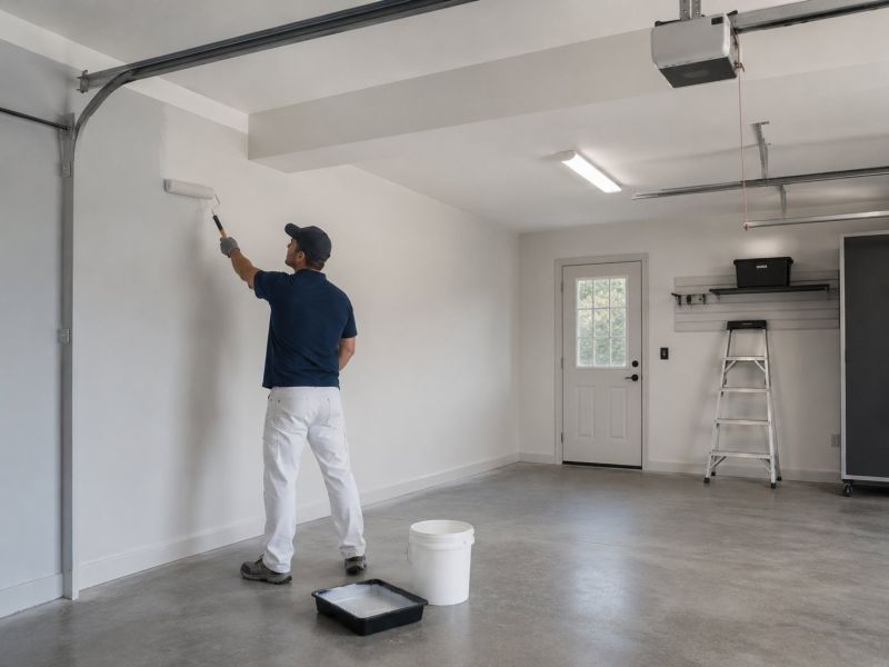 Garage Walls Painting in Wilmington, NC