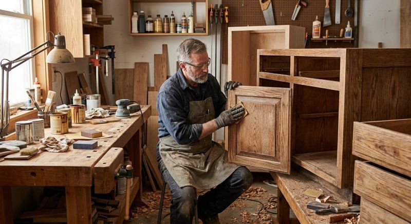Wood Cabinet Refinishing in Kokomo, IN