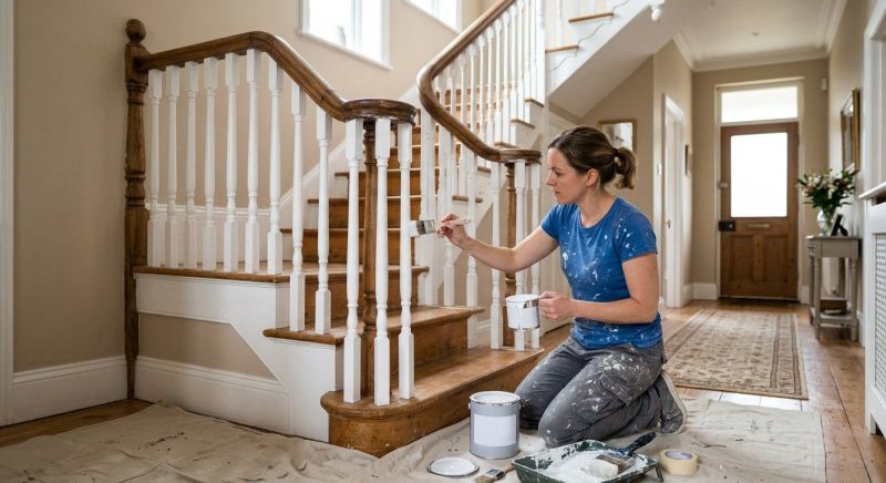 Bannister Staining in Kansas City, KS