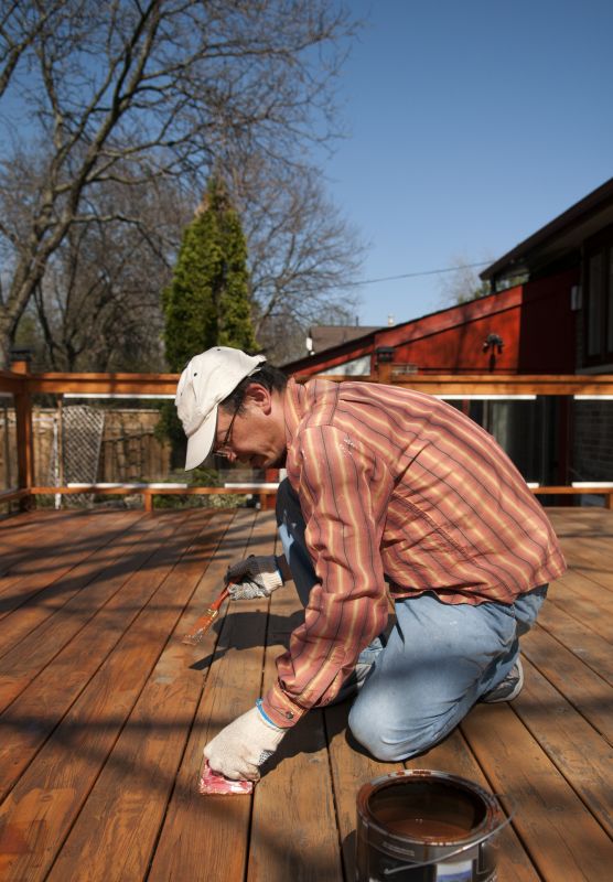 Cedar Deck Staining in Waco, TX