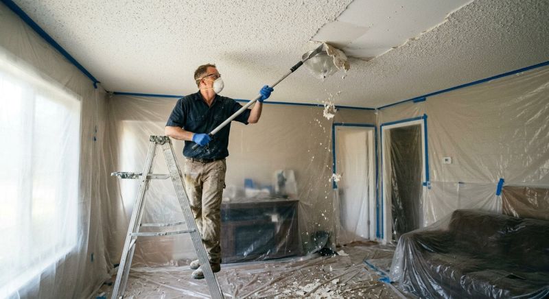 Ceiling Texture Removal in Waco, TX