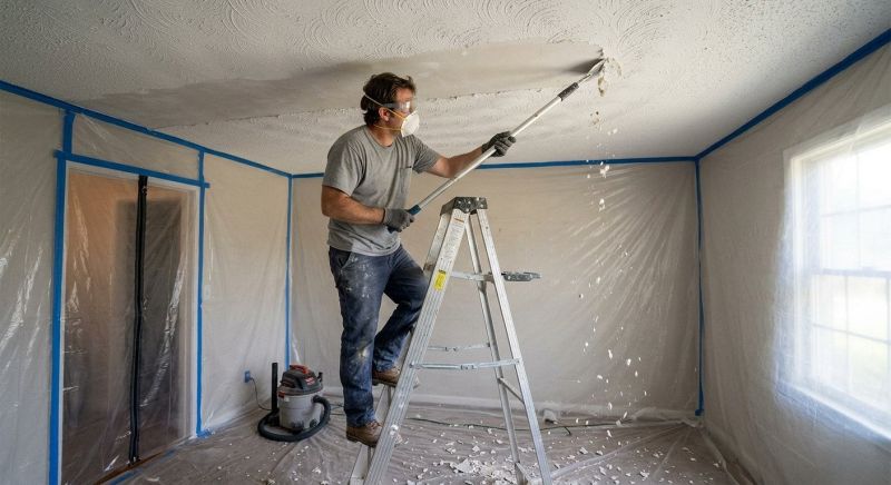 Ceiling Texture Removal in Waco, TX