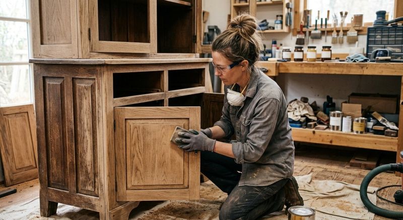 Cupboard Refinishing in Bloomington, IN