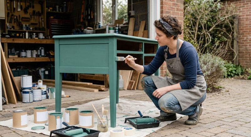 Desk Painting in Waco, TX