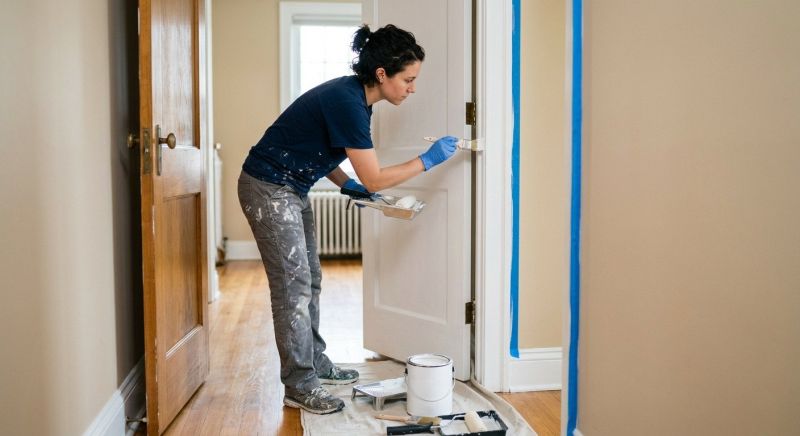 Door Trim Painting in Waco, TX