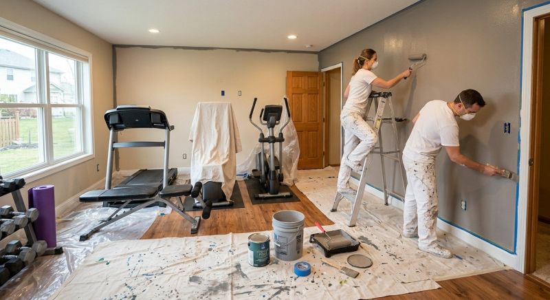 Exercise Room Painting in Wilmington, NC