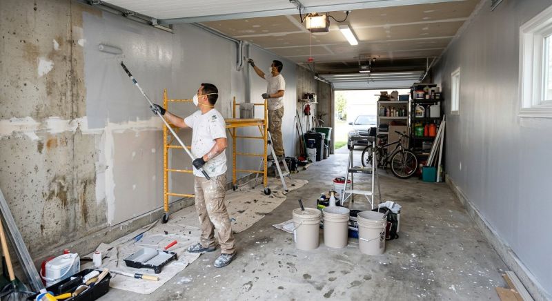 Garage Walls Painting in Wilmington, NC