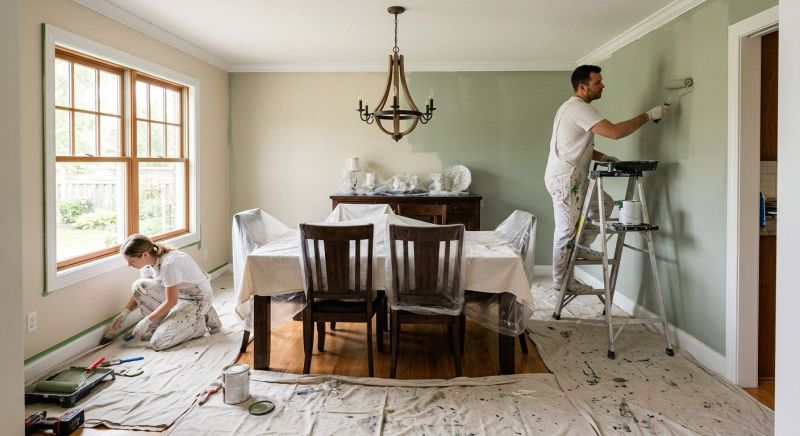 Great Room Painting in Waco, TX