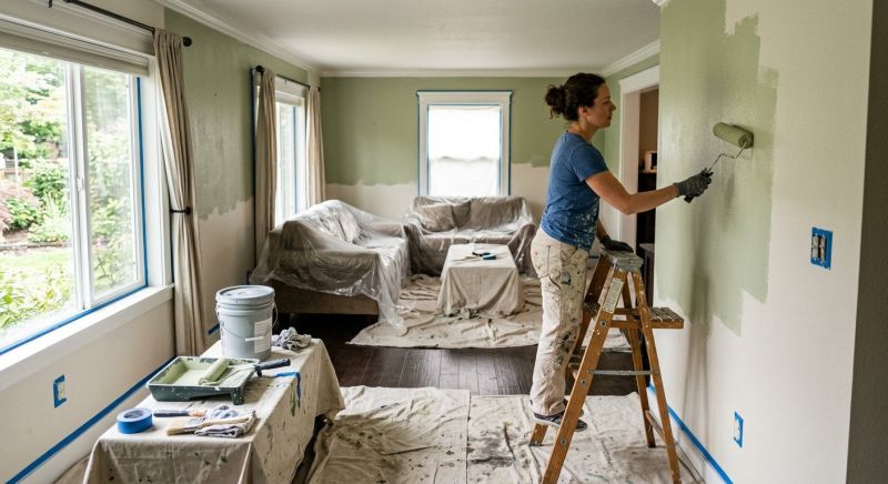 Interior Wall Painting in Waco, TX