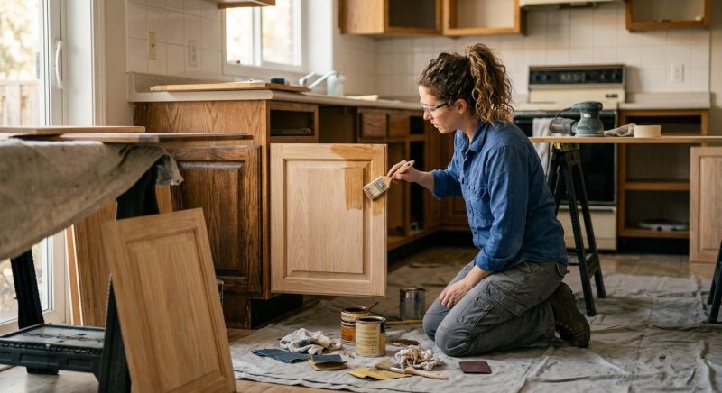 Kitchen Cabinet Refinishing in Carmel, IN