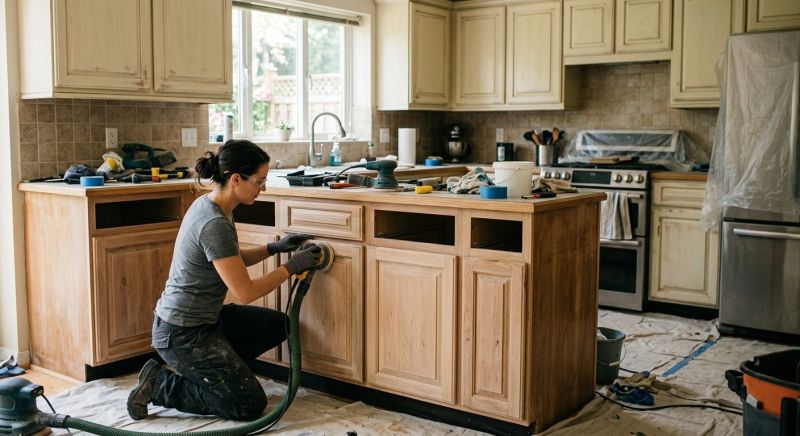 Kitchen Cabinet Refinishing in Lafayette, IN