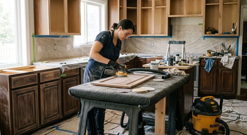 Kitchen Cabinet Refinishing in Muncie, IN