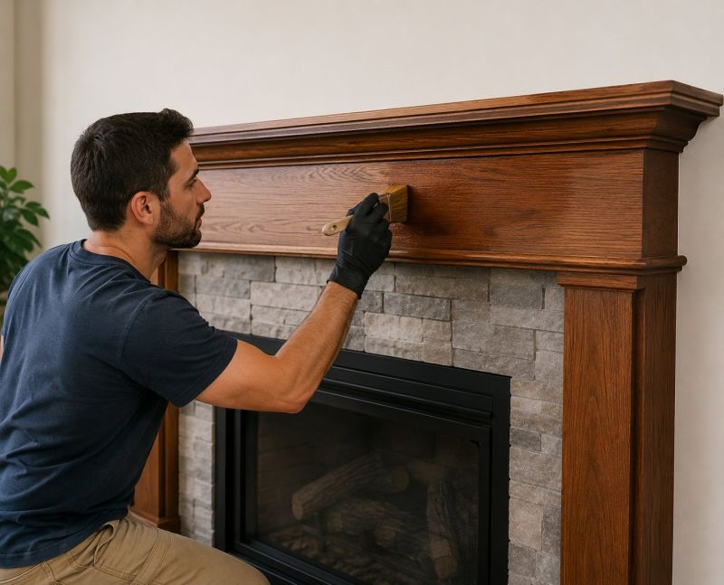 Mantel Painting in Waco, TX