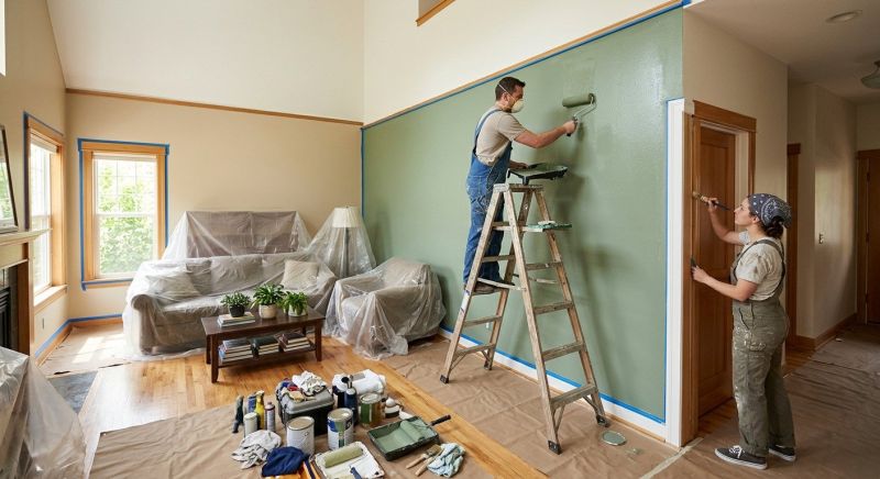 Sunroom Painting in Wilmington, NC