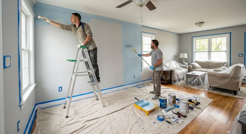 Townhouse Interior Painting in Wilmington, NC